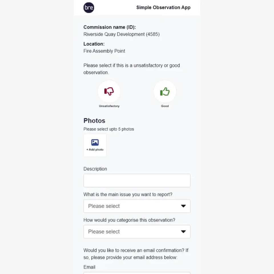 Simple observation App