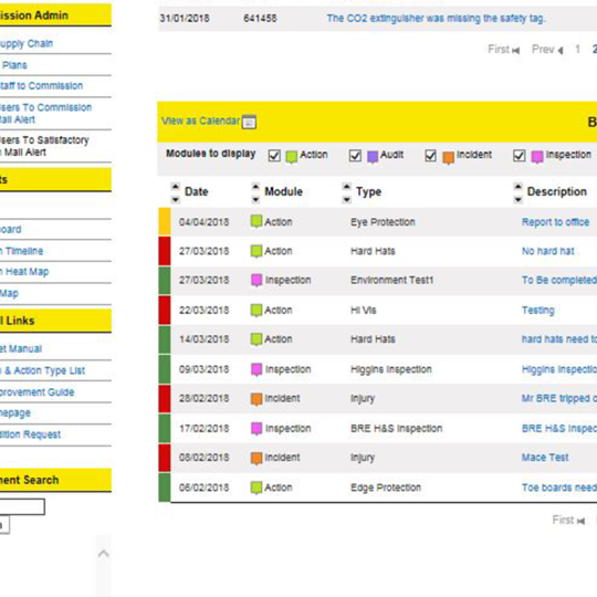 YellowJacket Management page