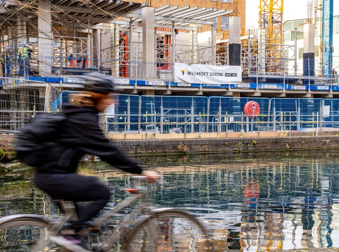 Willmott Dixon site visit at SUSV The Hub