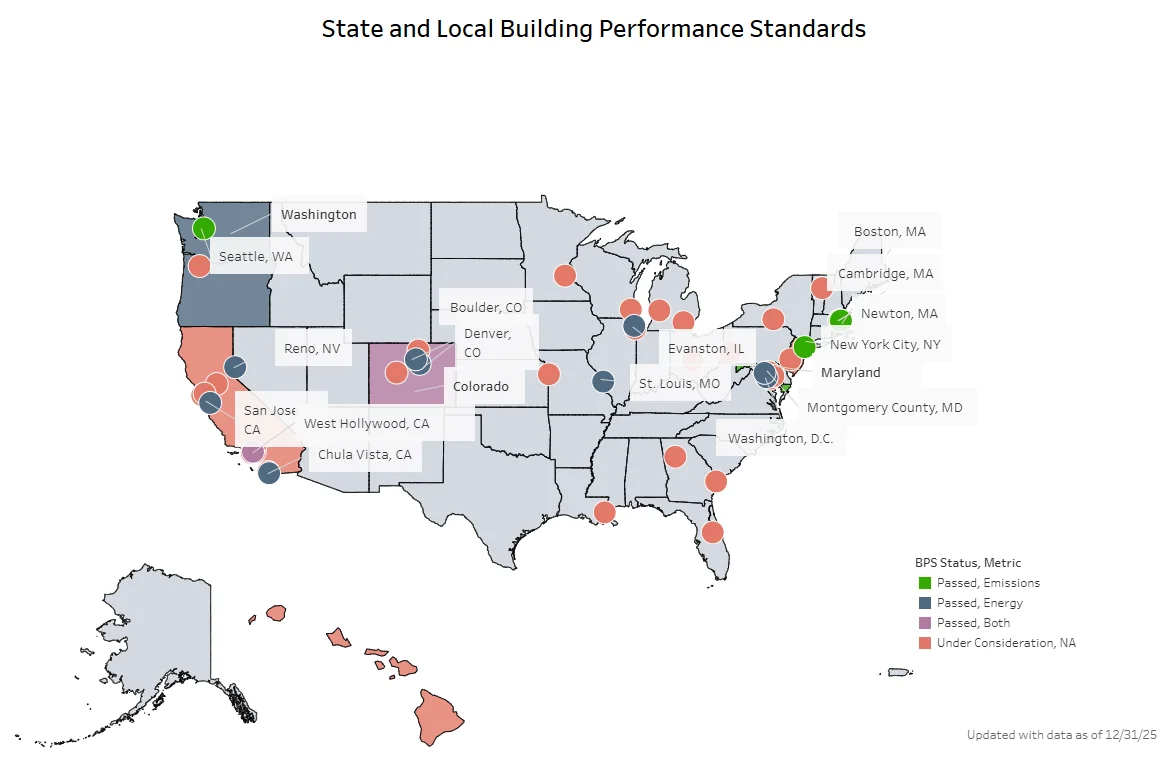 Source: U.S. Department of Energy, Building Energy Codes Program – Building Performance Standards (BPS)