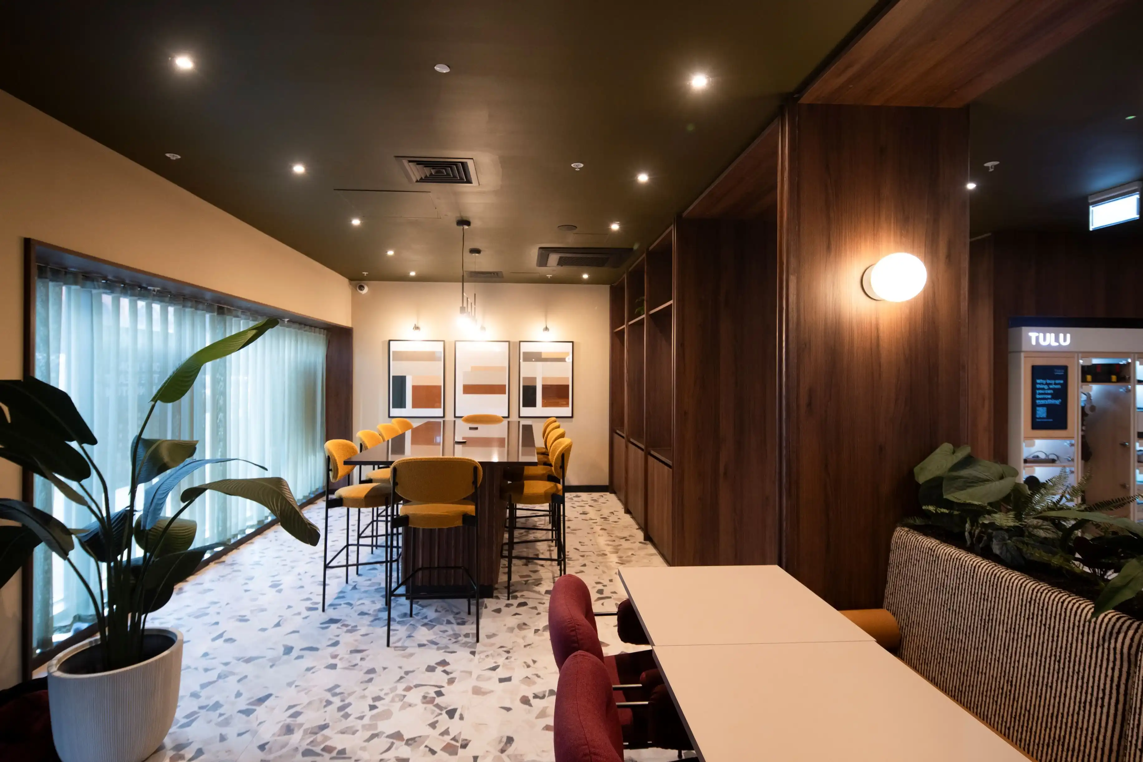The Rex UK dinning room