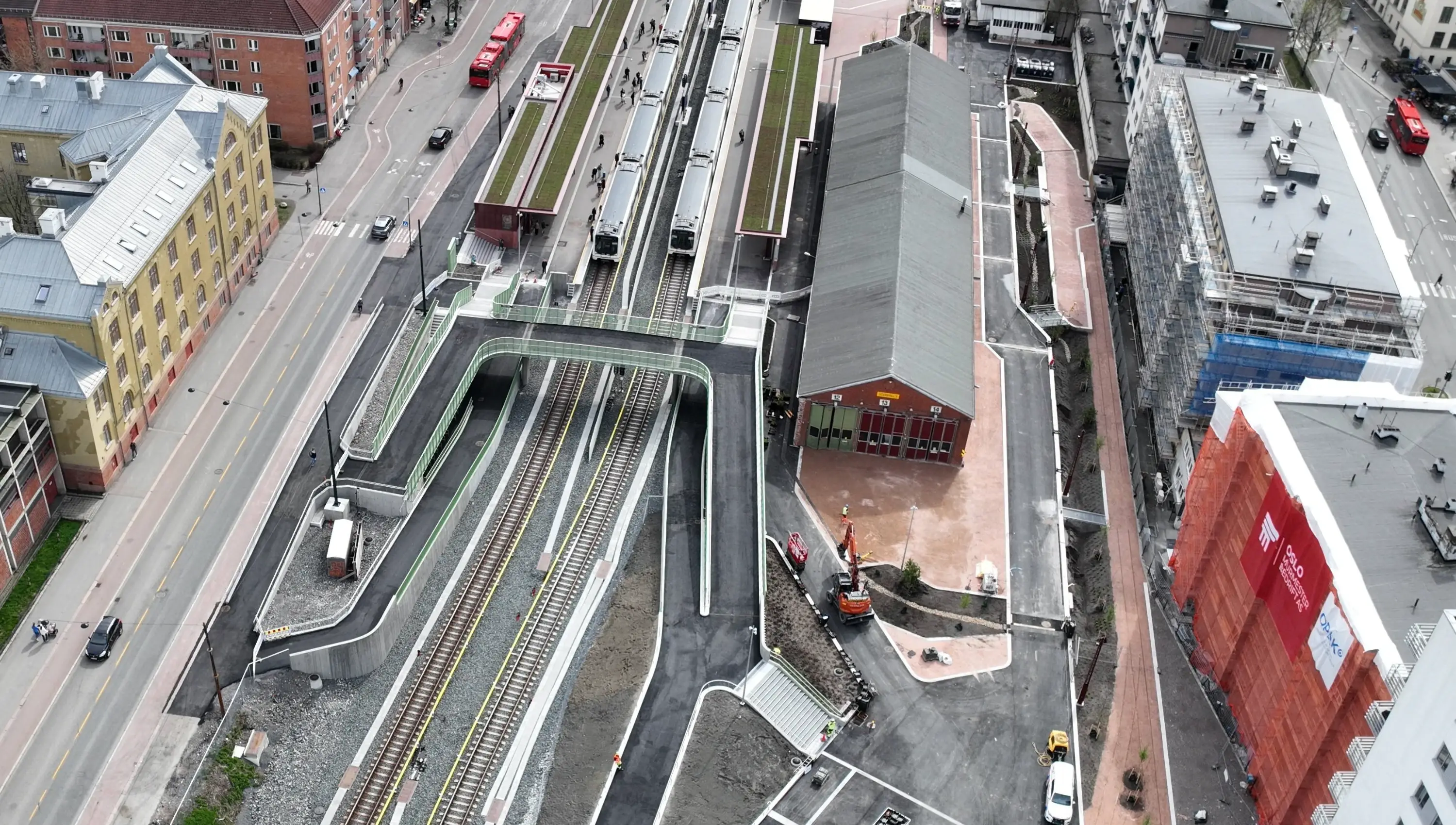 Majorstuen station upgrade in Oslo achieves BREEAM Infrastructure Outstanding