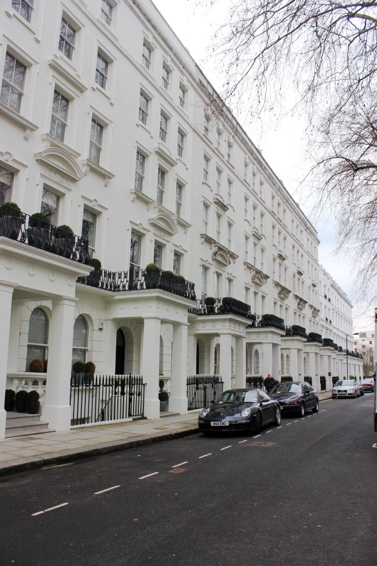 31-35 Craven Hill Gardens in central London is a row of 19th century townhouses.