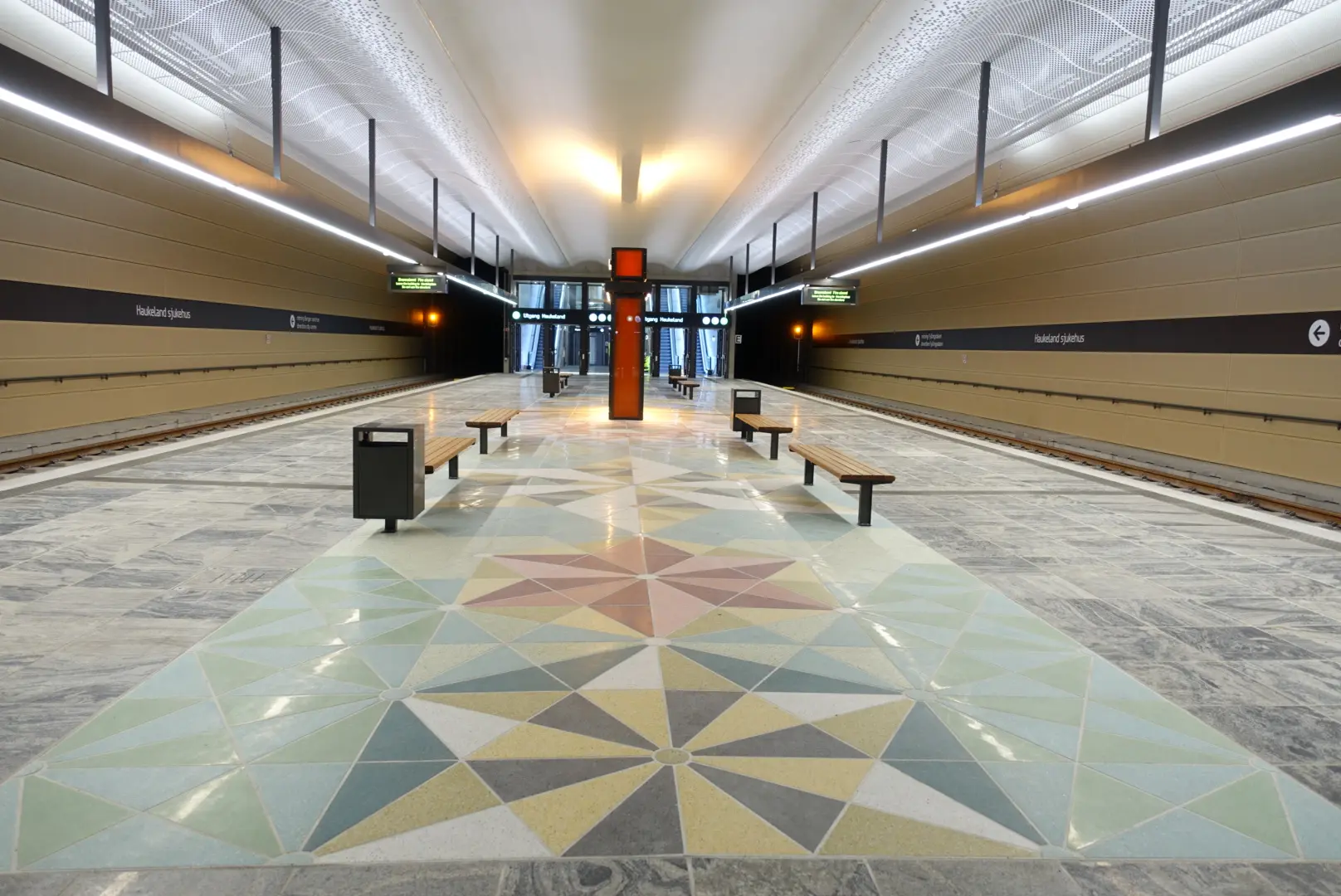 Rail station in Bergen