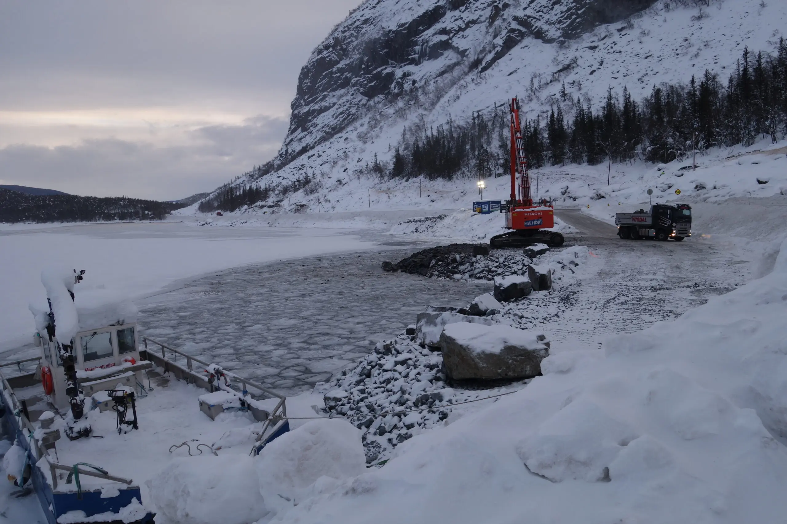 Kvamskleiva road in Norway