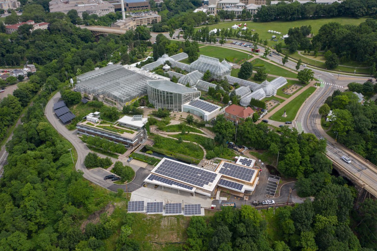 A view of the Phipps campus from above.
